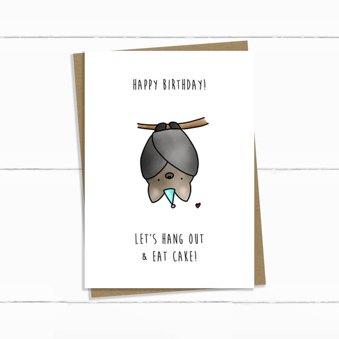 BAT HANG OUT AND EAT CAKE BIRTHDAY