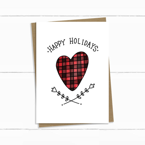 happy christmas plaid