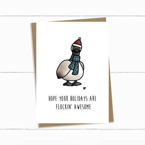 AWESOME FLOCKIN' HOLIDAYS CARD