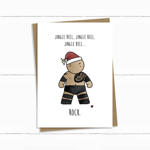 JINGLE BELL ROCK CARD