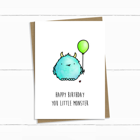 LITTLE MONSTER BIRTHDAY