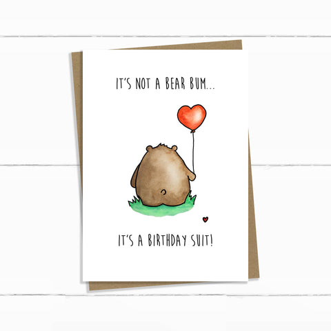 BEAR BUM BIRTHDAY SUIT