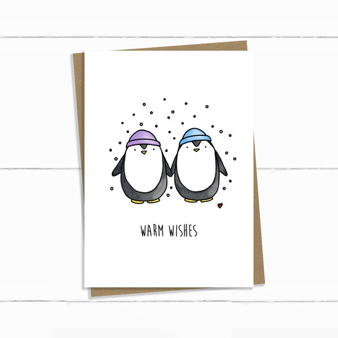 warm wishes penguins