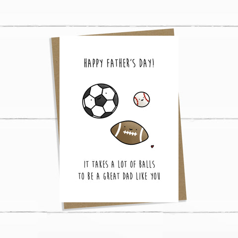 A LOT OF BALLS FATHER'S DAY
