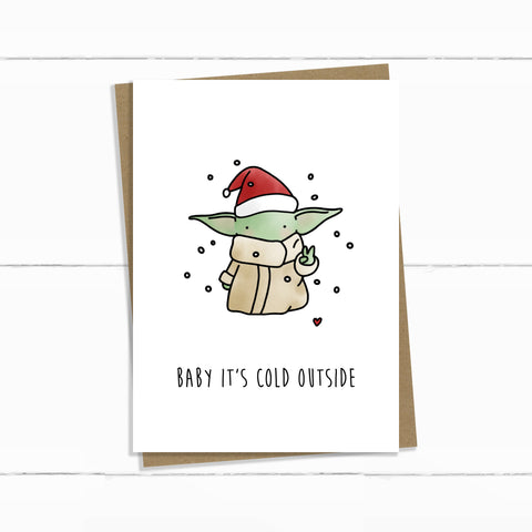 BABY IT'S COLD OUTSIDE CARD