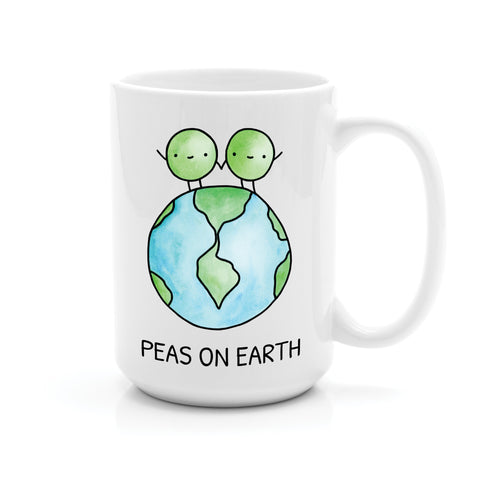 PEAS ON EARTH MUG