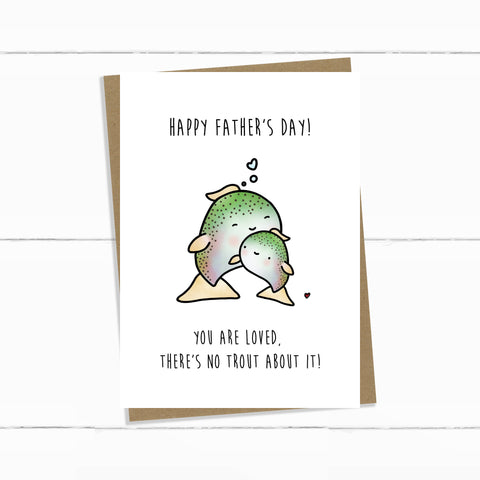 TROUT FATHER'S DAY CARD